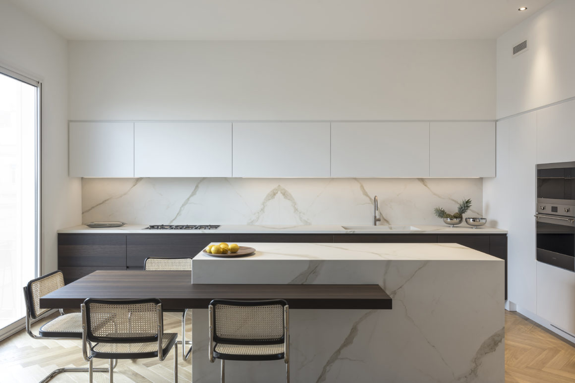 Cocinas Laminam efecto mármol - Laminam Spain