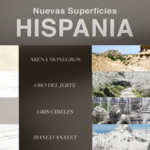 Nuevas superficies se suman a la colección Hispania de Laminam
