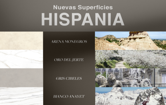 Nuevas superficies se suman a la colección Hispania de Laminam